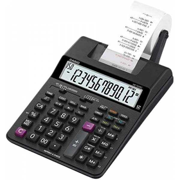 CALCULADORA COM BOBINA CASIO M HR-100RC