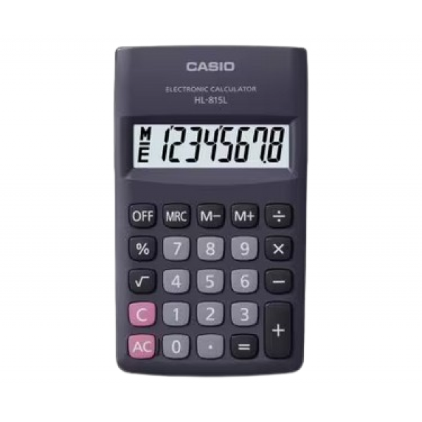 CALCULADORA DE BOLSO PORTATIL CASIO MOD HL-815L