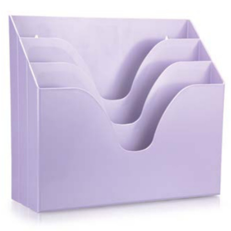 ORGANIZADOR TRIPLO OFFICE VERTICAL LILAS PASTEL