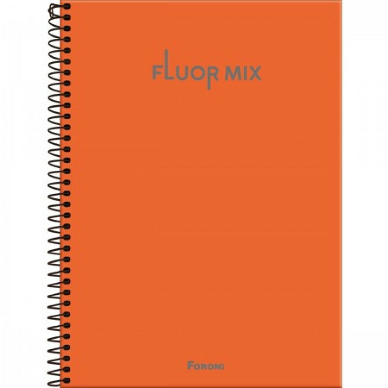 CADERNO 1 MATERIA FLUOR MIX 80FLS FORONI