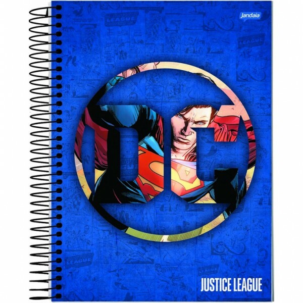 CADERNO 1 MATERIA DC COMICS 80FLS JANDAIA