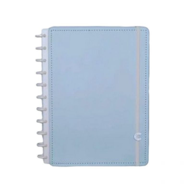 CADERNO AZUL PASTEL - A5