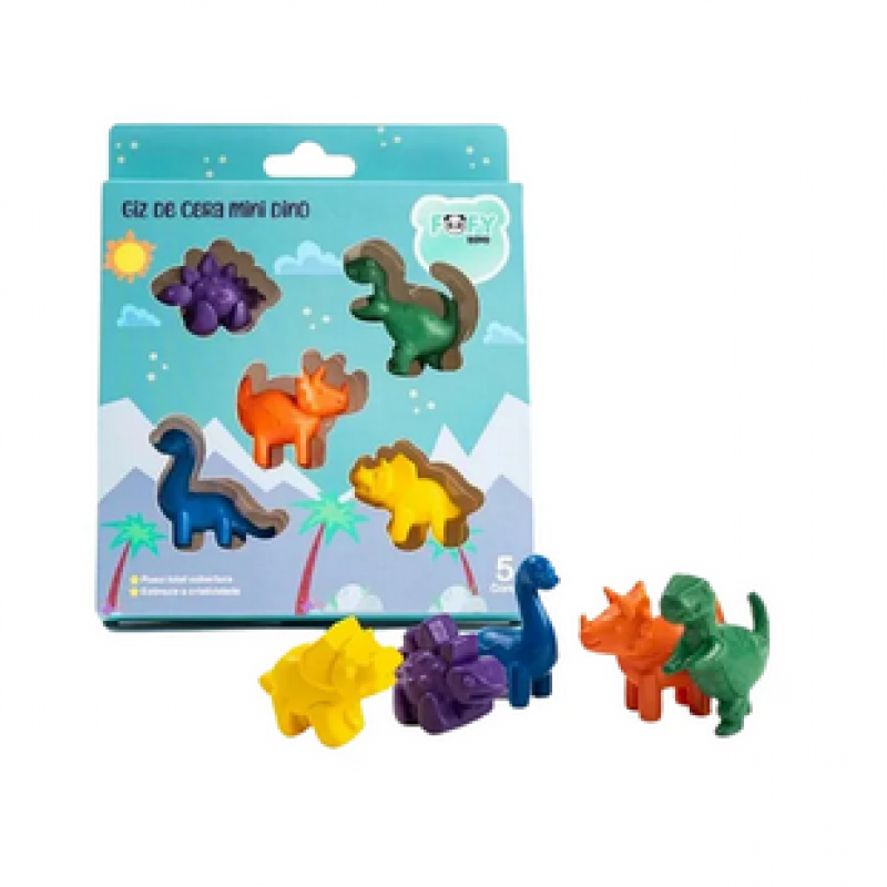 GIZ DE CERA MINI DINO FF3602 - FOFY