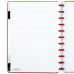 CADERNO ALL RED - GRANDE