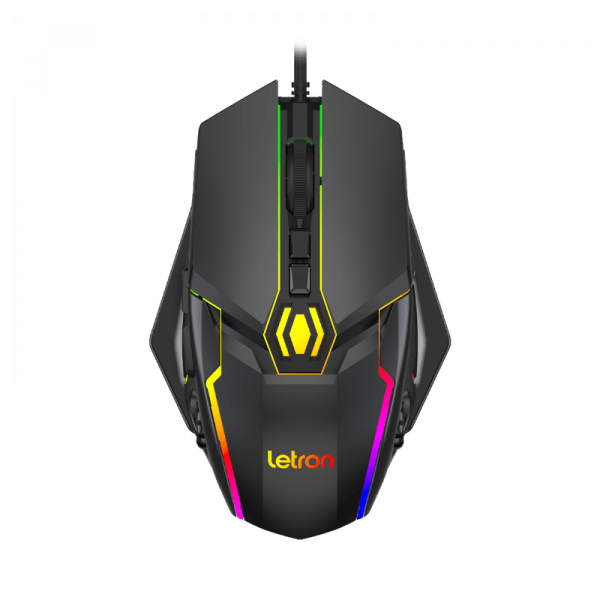 MOUSE GAMER RGB 7 BOTOES 7200 DPI BLACK IRON 1622 R8