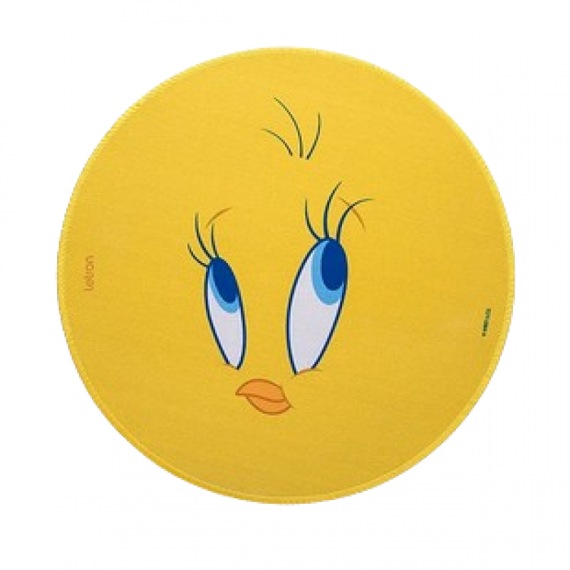 MOUSE PAD LOONEY TUNES PIU PIU REDONDO 23CM BLISTER C/1 UND LETRON