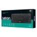 TECLADO OFFICE FREE SEM FIO ERGONOMICO BLUETOOTH PRETO LETRON