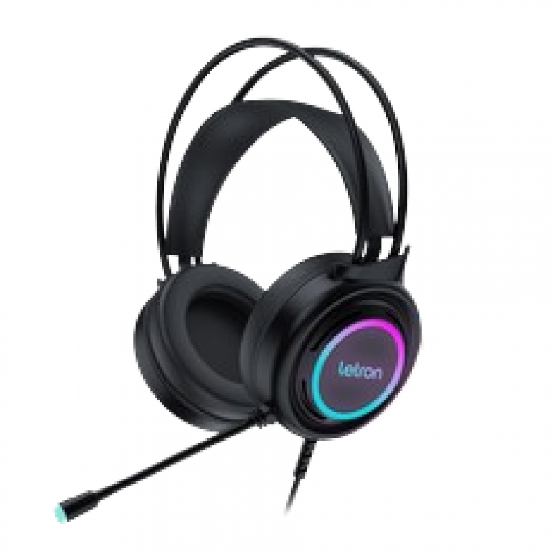 HEADSET GAMER PLAYER PLUS LED 7 CORES 2M DRIVER 50MM PRETO LETRON