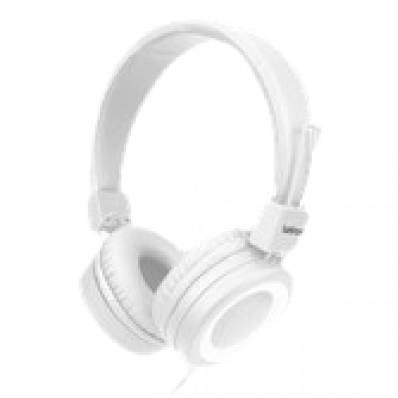 HEADPHONE CIRCLE BRANCO ESTEREO DRIVER 40 MM COM FIO 3M LETRON