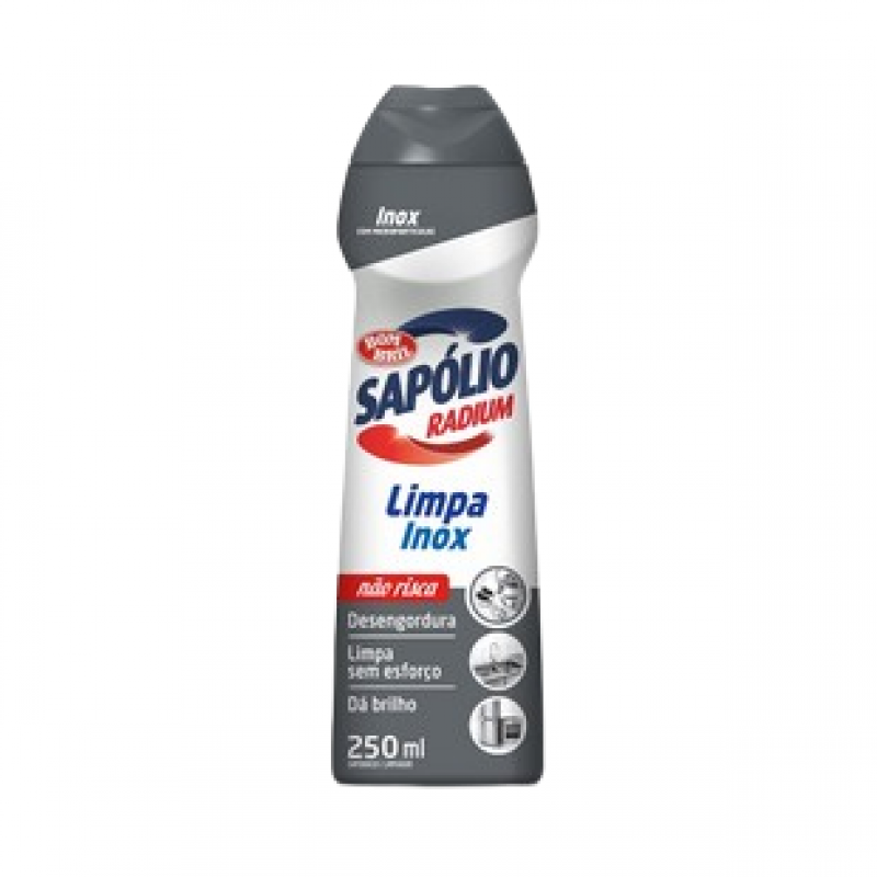 SAPOLIO LIMPA INOX 250ML