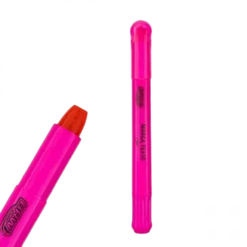 MARCA TEXTO FLUORESCENTE ROSA EM GEL