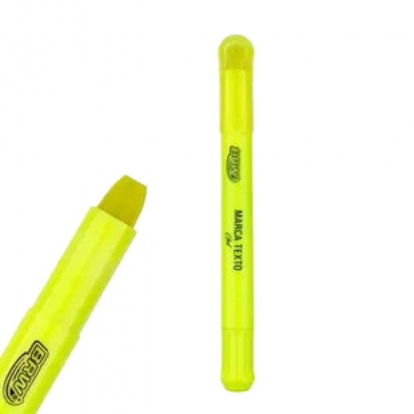 MARCA TEXTO FLUORESCENTE AMARELO EM GEL