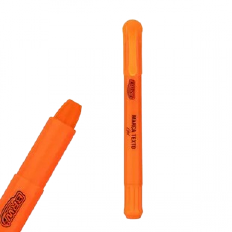 MARCA TEXTO FLUORESCENTE LARANJA EM GEL