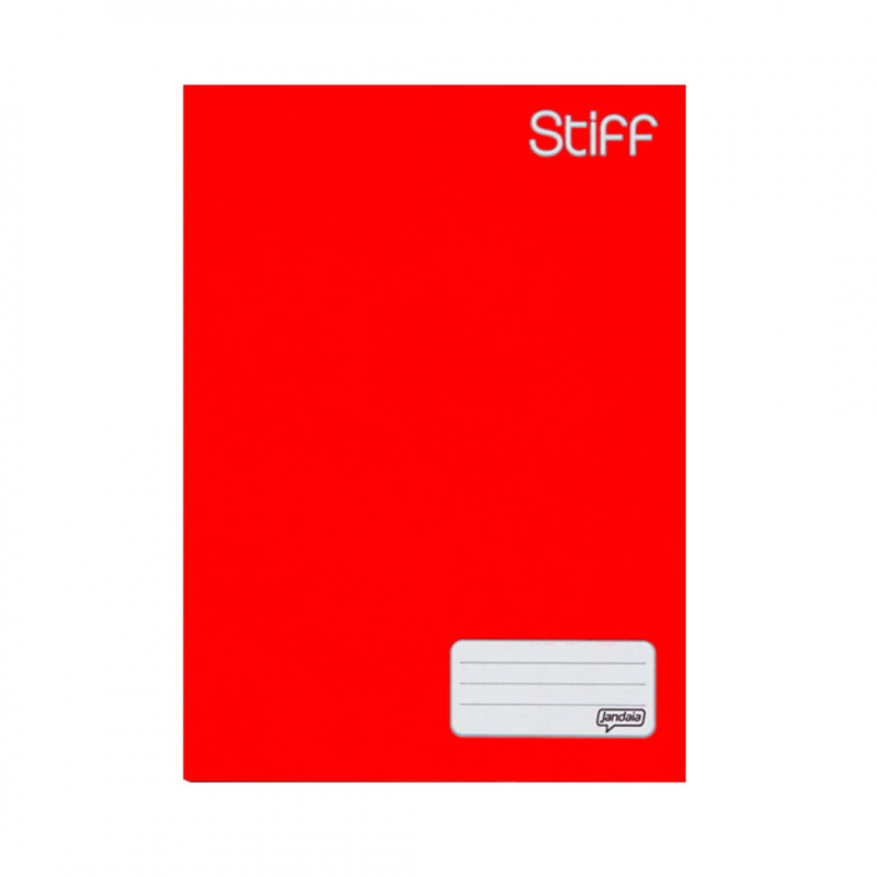 CADERNO BROCHURAO CD STIFF 96 FLS VERMELHO