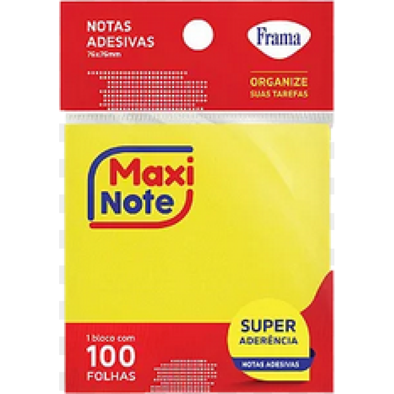 MAXI NOTE 76MMX102MM NEON AM  C/100 FLS